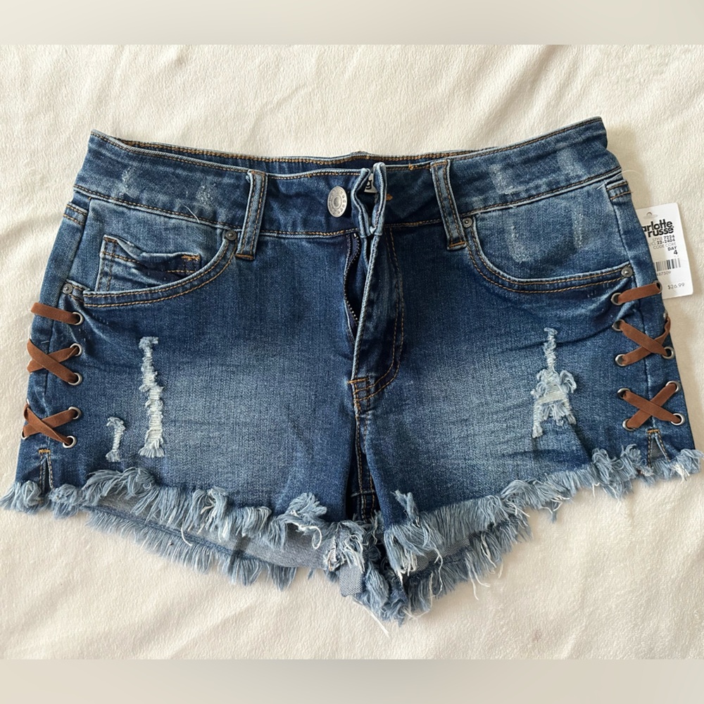Refuge Blue Denim Shorts